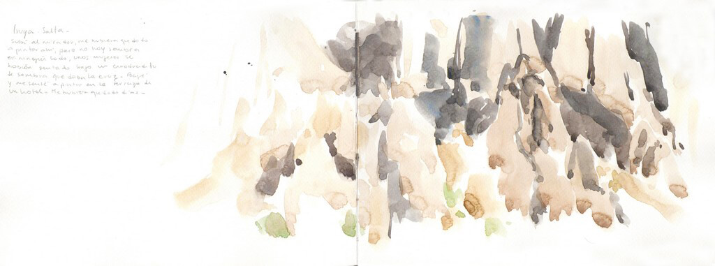 Cuaderno pintado en Iruya, Salta