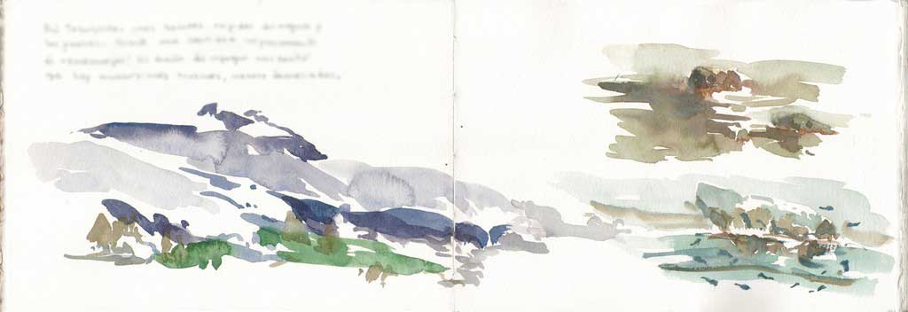 Cuaderno pintado en río Tabaquillo, Champaquí