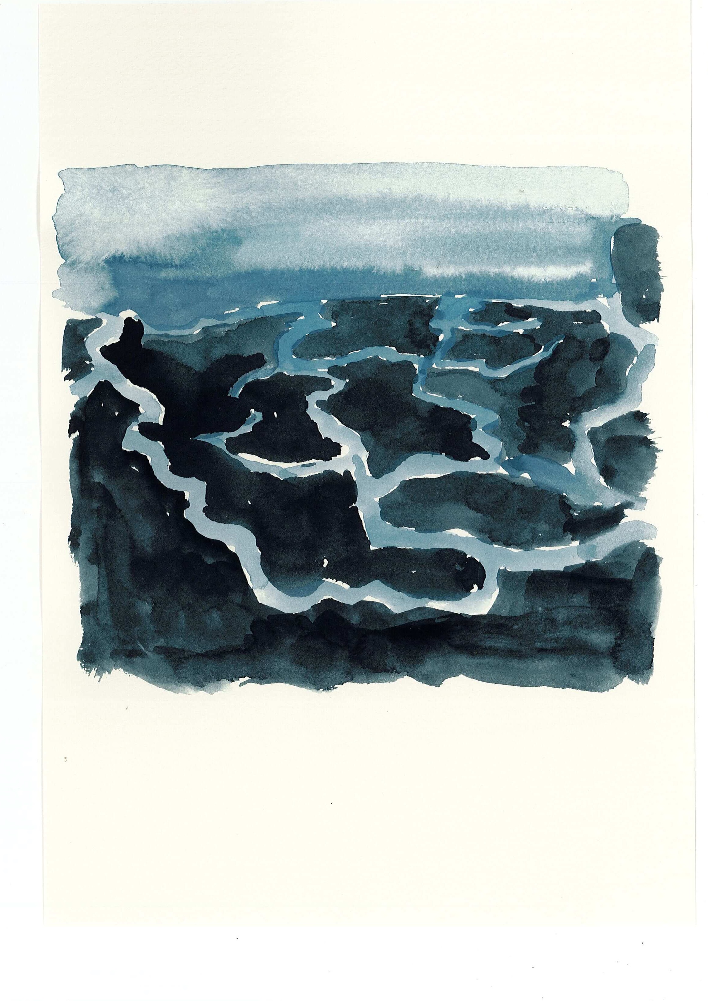 Registro de Río Mekong sobre papel, Vietnam, vista 1