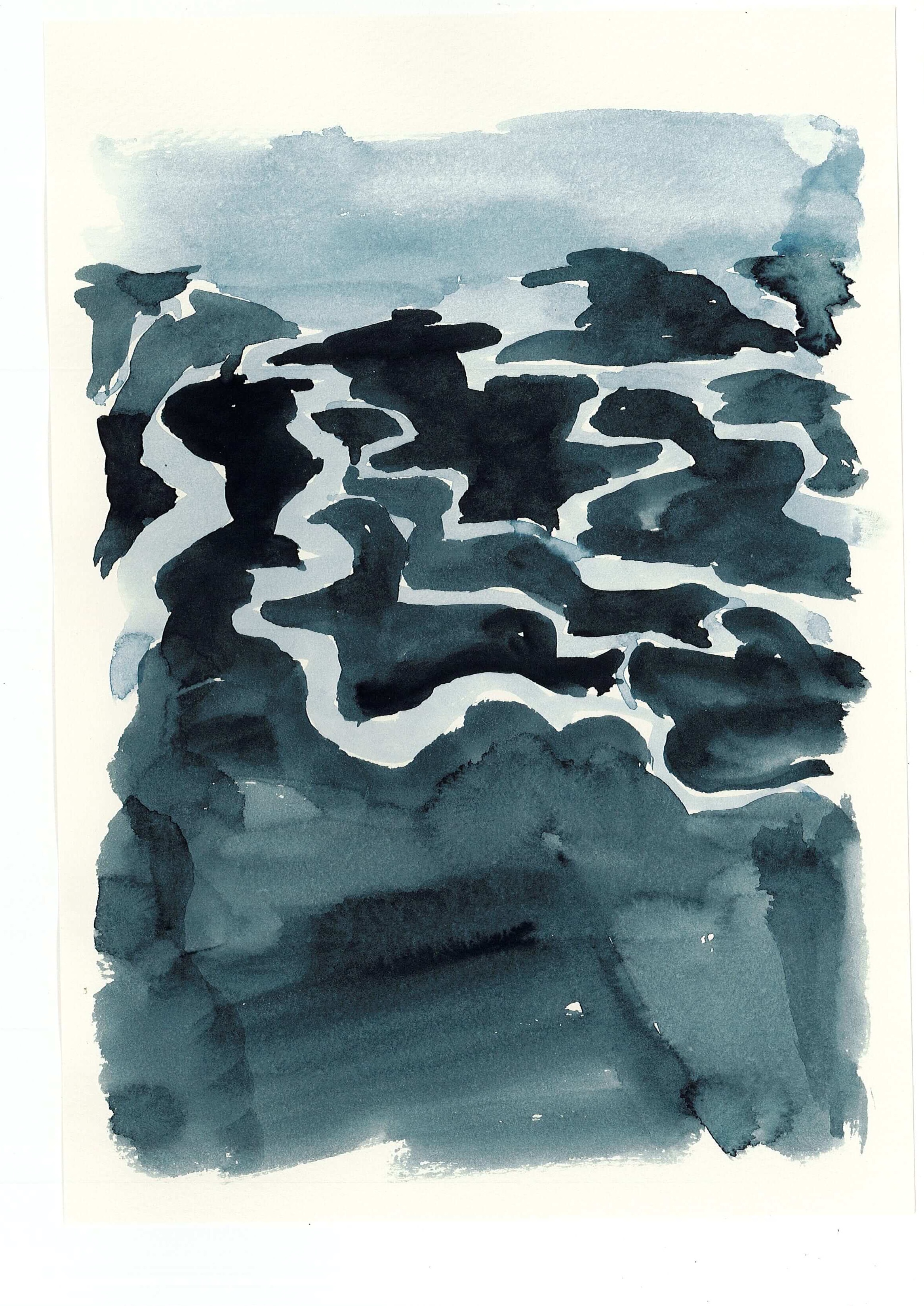 Registro de Río Mekong sobre papel, Vietnam, vista 4