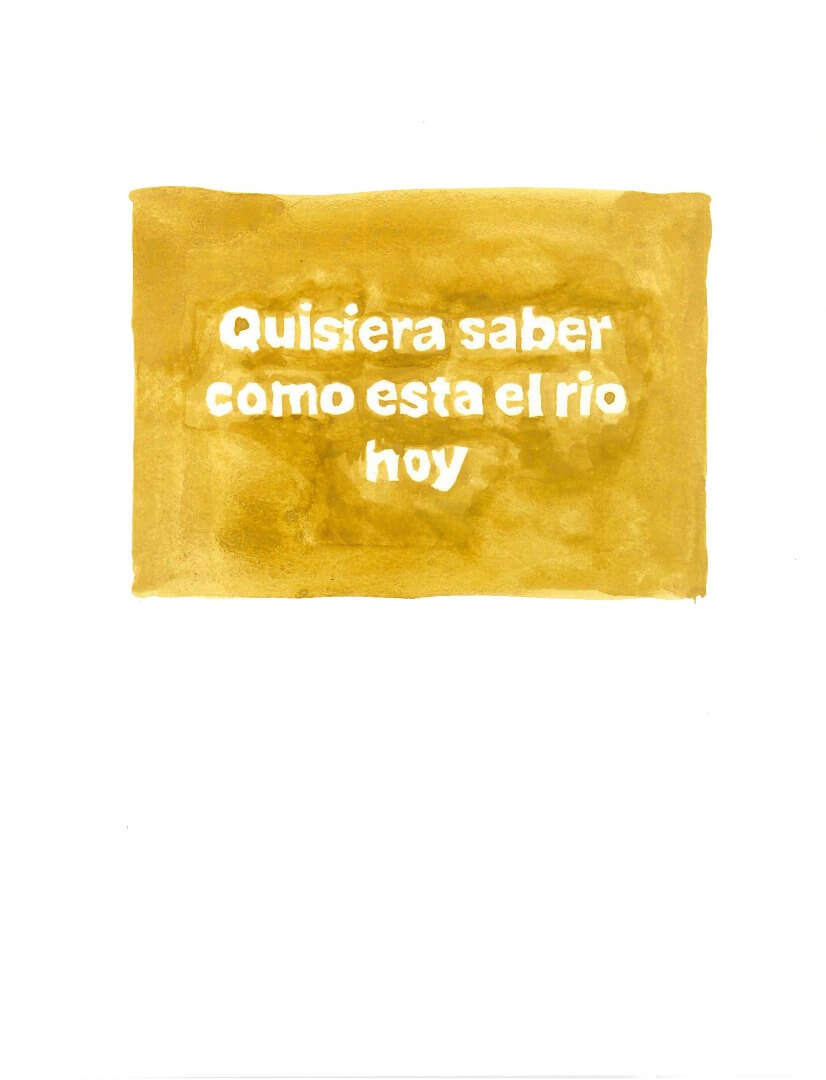 Registro del proyecto Río con inscripción