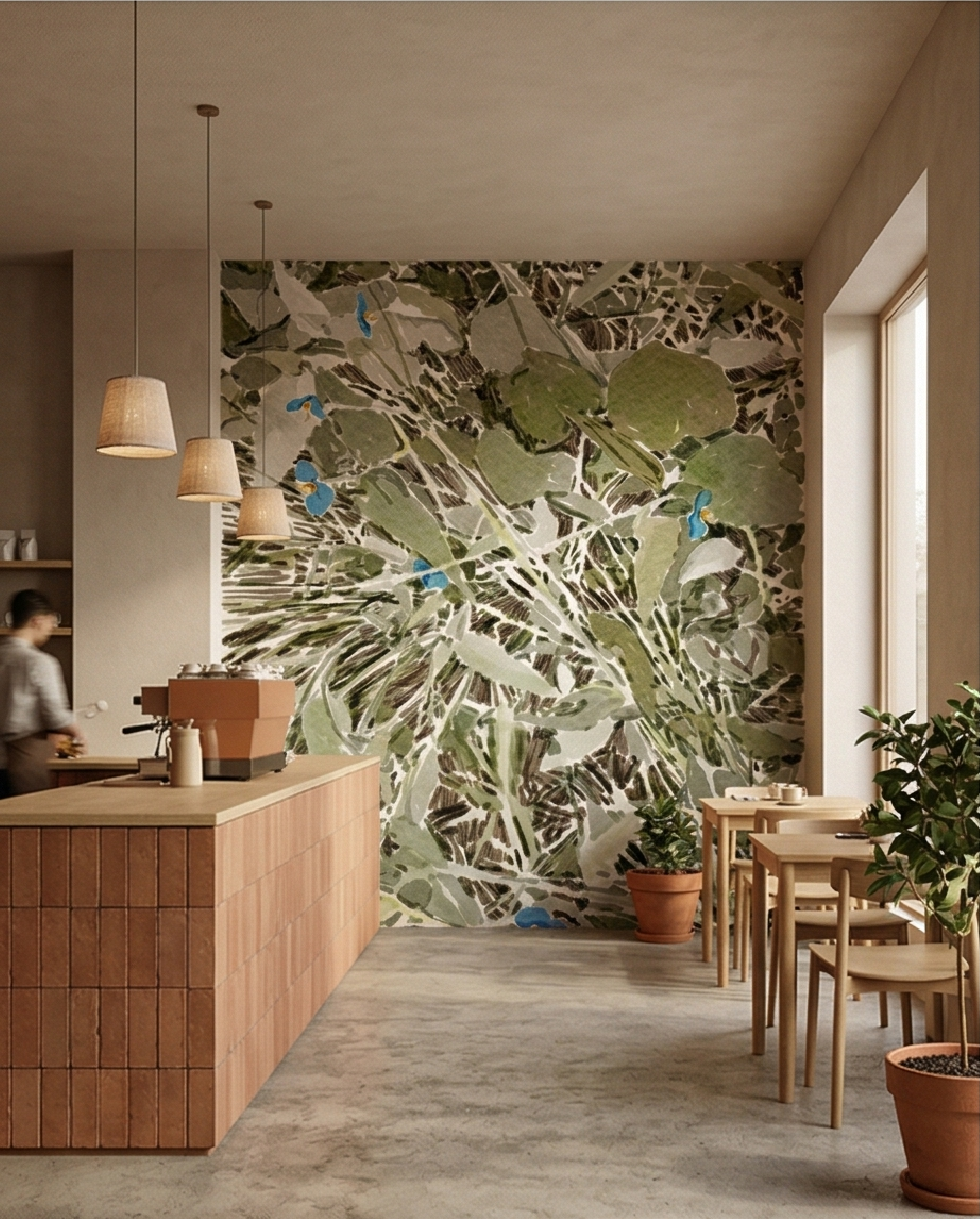 Visualización del proyecto para cafetería, vista 3